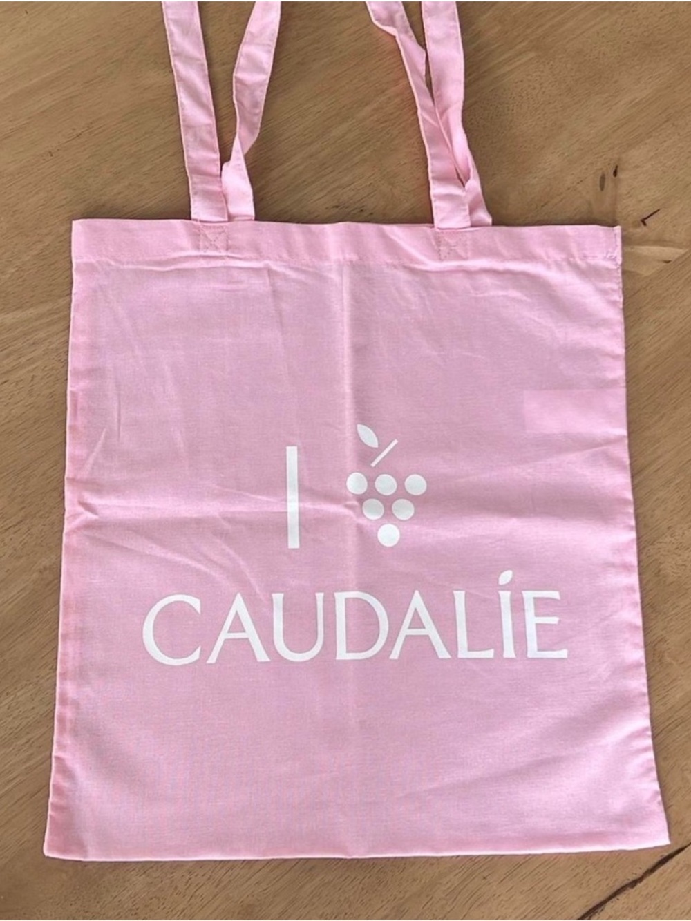 NEW Caudalie Baby Pink Tote Bag